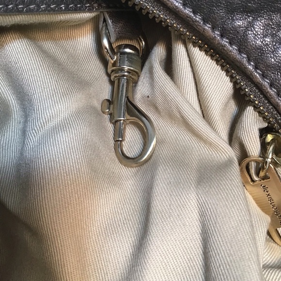 Alexis Hudson Designer Hobo  Slouch Leather Bag - Picture 8 of 8